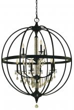  5719 SP - 9-Light Satin Pewter Olivia Foyer Chandelier