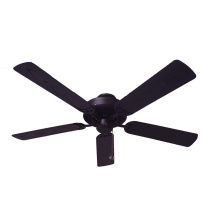 HOMEnhancements 20127 - 52" Black Patio Fan w/ ABS Matte Black Blades