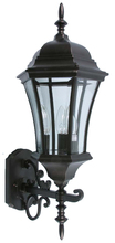  14046 - Koro Cast Aluminum Coach Light - BK