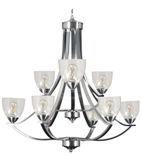  19160 - Victoria 9-Light Chandelier - NK Clear Glass