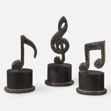  19280 - Music Notes Metal Figurines, Set/3