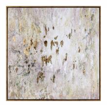  34362 - Golden Raindrops Modern Abstract Art