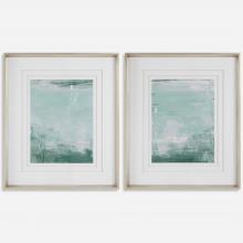  41439 - Coastal Patina Modern Framed Prints, S/2