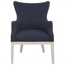  23753 - Uttermost Gordonston Blue Fabric Accent Chair