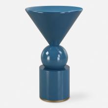  22944 - Trig Blue Accent Table