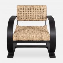  50025 - Uttermost Rehema Black Accent Chair