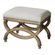  23052 - Karline Natural Linen Small Bench