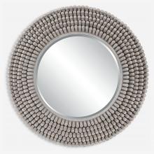  09873 - Portside Round Gray Mirror