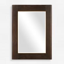  08218 - Uttermost Catron Aged Walnut Mirror