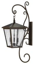  1439RB-LL - Double XL Wall Mount Lantern with Scroll