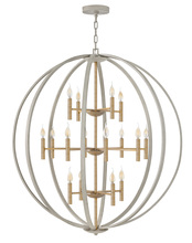  3464CG - Double XL Three Tier Orb Chandelier