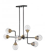  40698BK - Medium Eight Light Linear