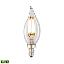  1112 - LED Bulb - 6 Watts, B11 E12 Candelabra Base, 2700K