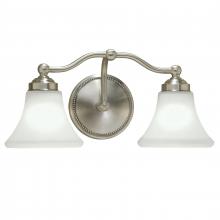  9662-BN-FL - Soleil 17.5'' Wide 2-Light Vanity Light - Brushed Nickel