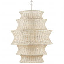  9000-1083 - Phebe Large Rattan Chandelier