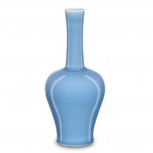  1200-0611 - Sky Blue Straight Neck Vase