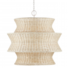  9000-1084 - Phebe Medium Rattan Chandelier