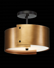  9999-0063 - Ritsu Brass Semi-Flush Mount