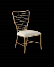  7000-0952 - Vinton Gold Chair, Appeal Sand