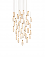  9000-1191 - Parish 36-Light Round Multi-Drop Pendant