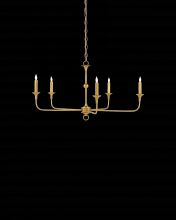  9000-0369 - Nottaway Small Gold Chandelier