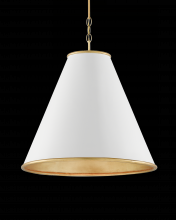  9000-0537 - Pierrepont Large White Pendant