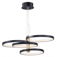  E24326-BKGLD - Hoopla-Multi-Light Pendant