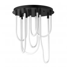  E24987-BK - Soleil-Flush Mount Chandelier