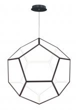  E25108-BK - Penta-Single Pendant